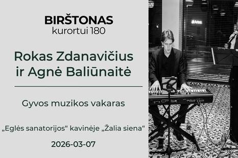 Rokas Zdanavičius ir Agnė Baliūnaitė. Koncertas