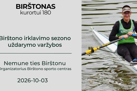 Birštono irklavimo sezono uždarymo varžybos