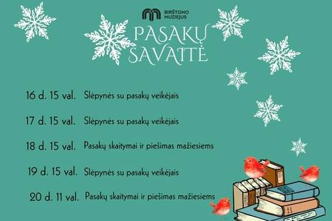 Pasakų savaitė Birštono muziejuje