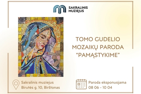 Tomo Gudelio mozaikų paroda „Pamąstykime“