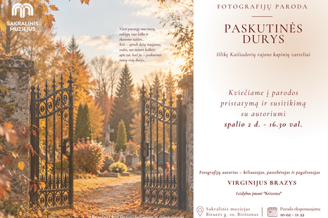Fotografijų paroda „Paskutinės durys“