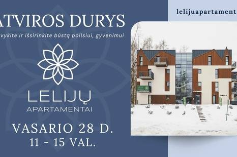 Atviros durys Lelijų apartamentai