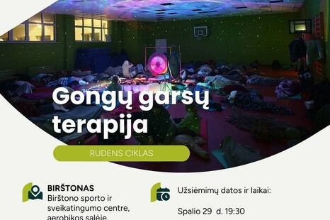 Gongų garsų terapija | Rudens ciklas